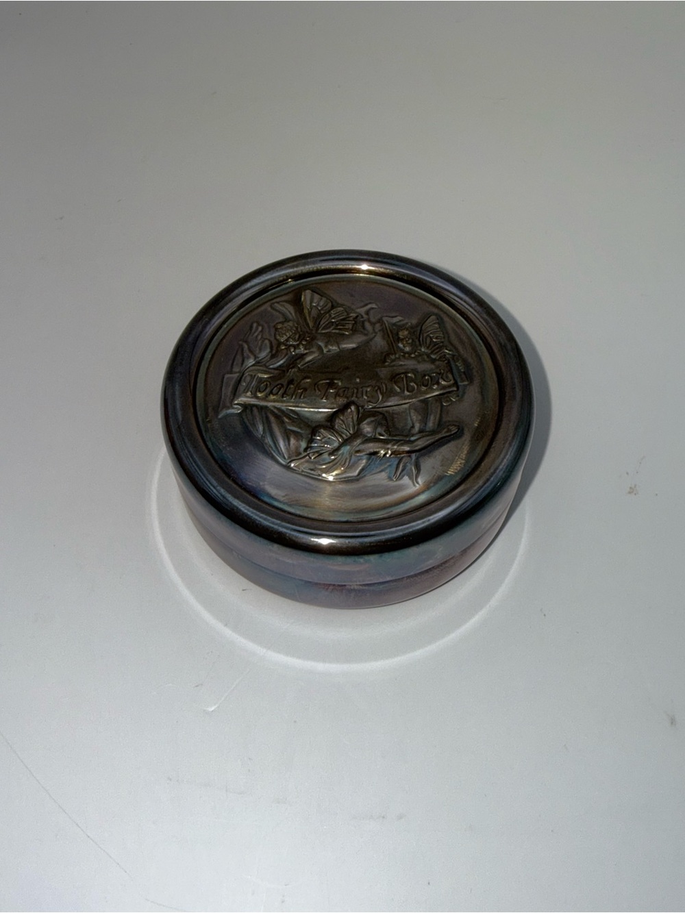 Reed & Barton Baby Gift Set Tooth Fairy Box & Animal Utensils Silverplate - Picture 3 of 7